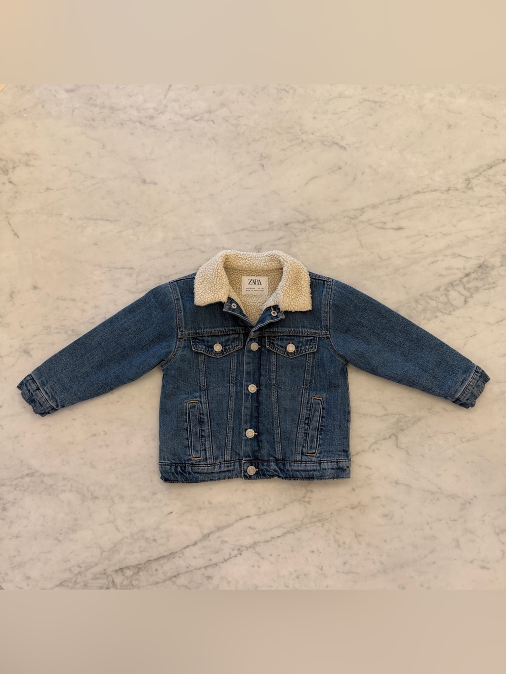 Zara Boy Denim & Sherpa Jacket - Zara Boy Jean Jacket